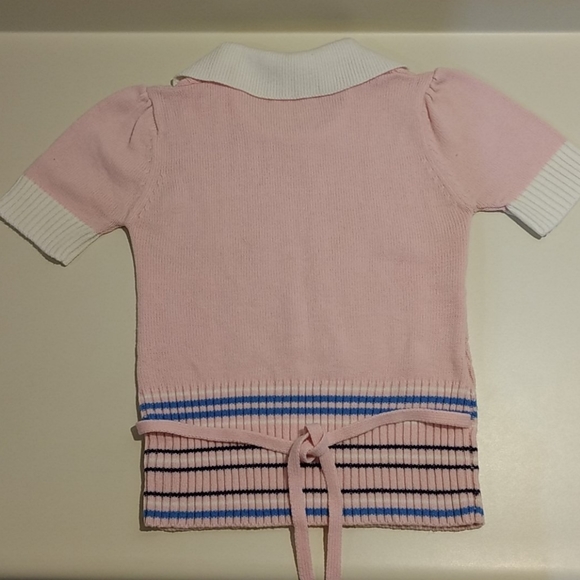 Vintage short sleeve sweater top - Picture 2 of 2